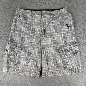 Vans Off The Wall All Over Print Cargo Shorts Men's Size 30 Vintage Y2K Skate